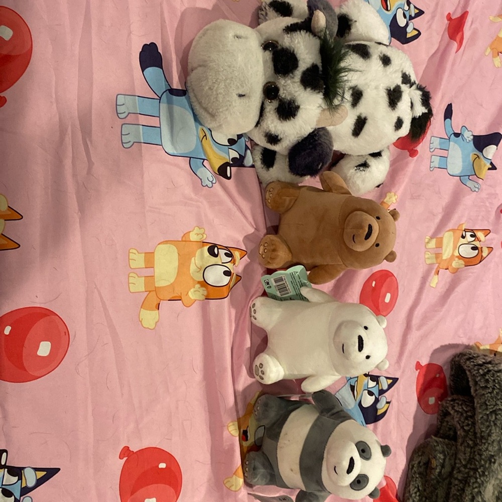 The bare bears and cow